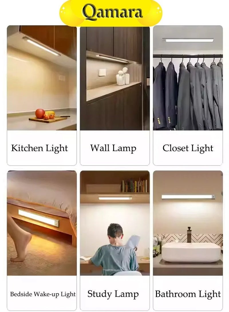 QAMARA Smart Motion Sensor LED Wall Light, Aluminum Rechargeable Night Sconce - Image 4