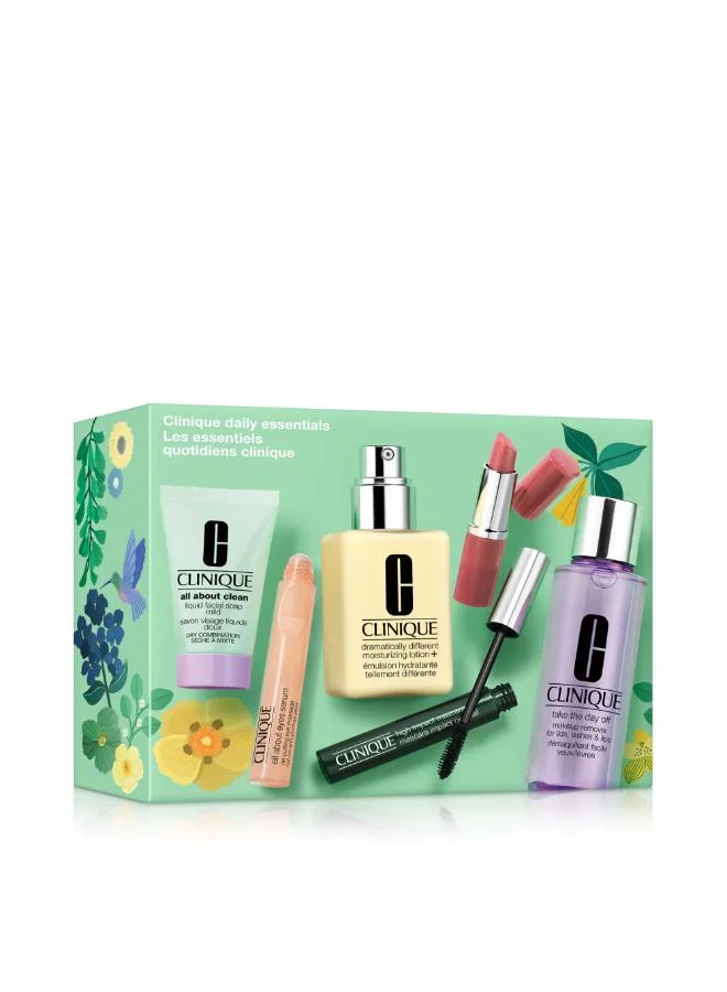 CLINIQUE Daily Essentials Skincare + Makeup Set
