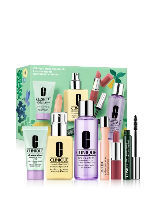 CLINIQUE Daily Essentials Skincare + Makeup Set