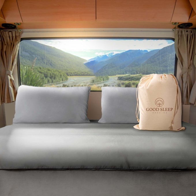 600 TC LUXURIOUS LIGHT GRAY RV SHORT KING SHEETS 72 X 75 100 EGYPTIAN COTTON RV SHEETS 4 PIECE RV BED SHEETS SET ULTRA SOFT CAMPING SHEETS FOR RV MATTRESS 16 DEEP POCKET SHEETS FOR RV BED