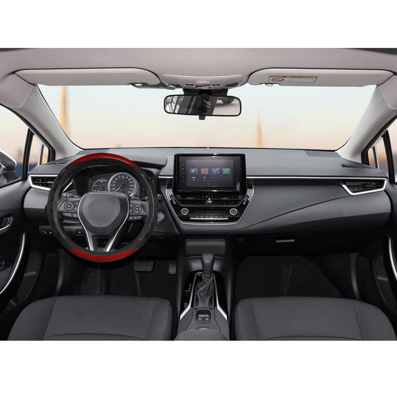 GIANT PANDA Steering Wheel Cover for Toyota Tacoma,4Runner,Tundra,Sequoia, Large Size - Red - Image 3
