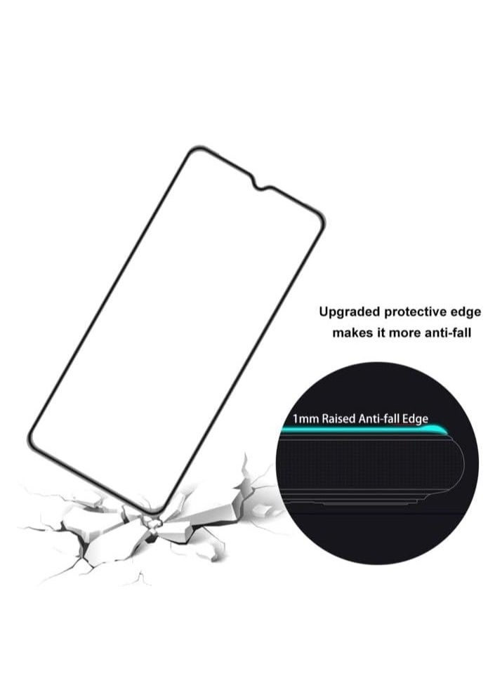 Raxoom Samsung Galaxy A12 / A32 5G Screen Protector Glass Full Glue Tempered Screen Guard Anti-Fingerprints Shatter-Resistant(4 Pack) - Image 4