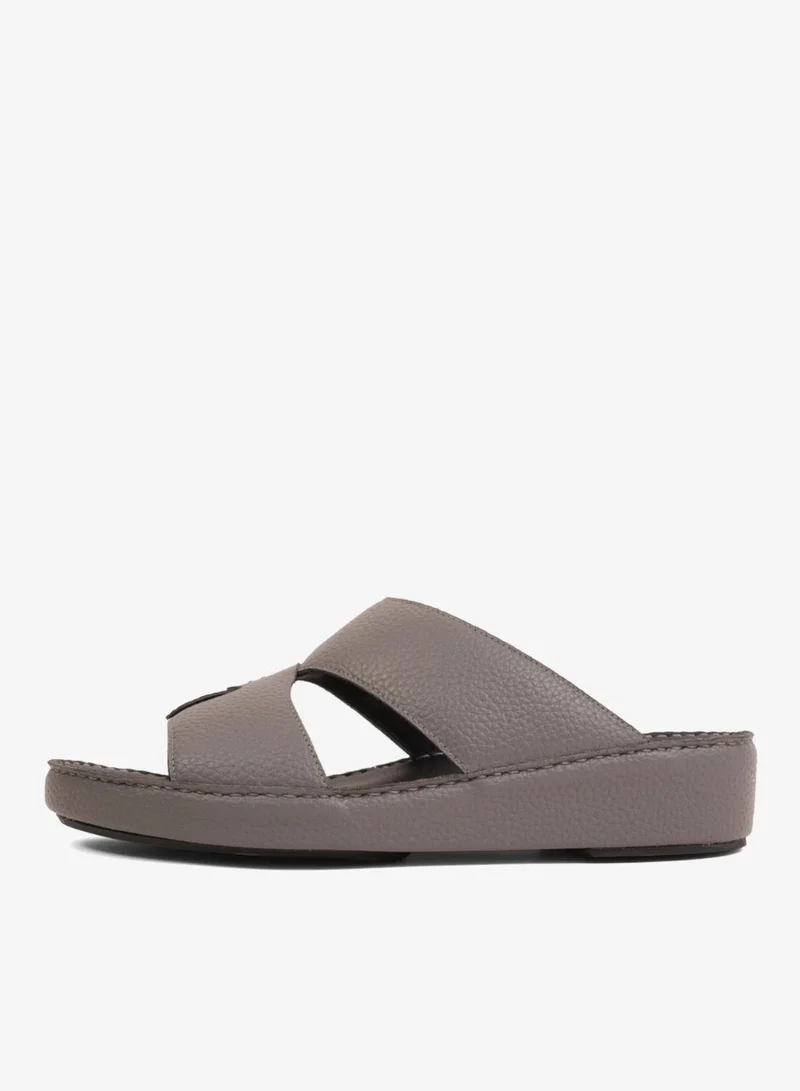 UOMO Cavalier UOMO CAVALIER ELITE TRADITIONAL LEATHER ARABIC SANDALS GREY