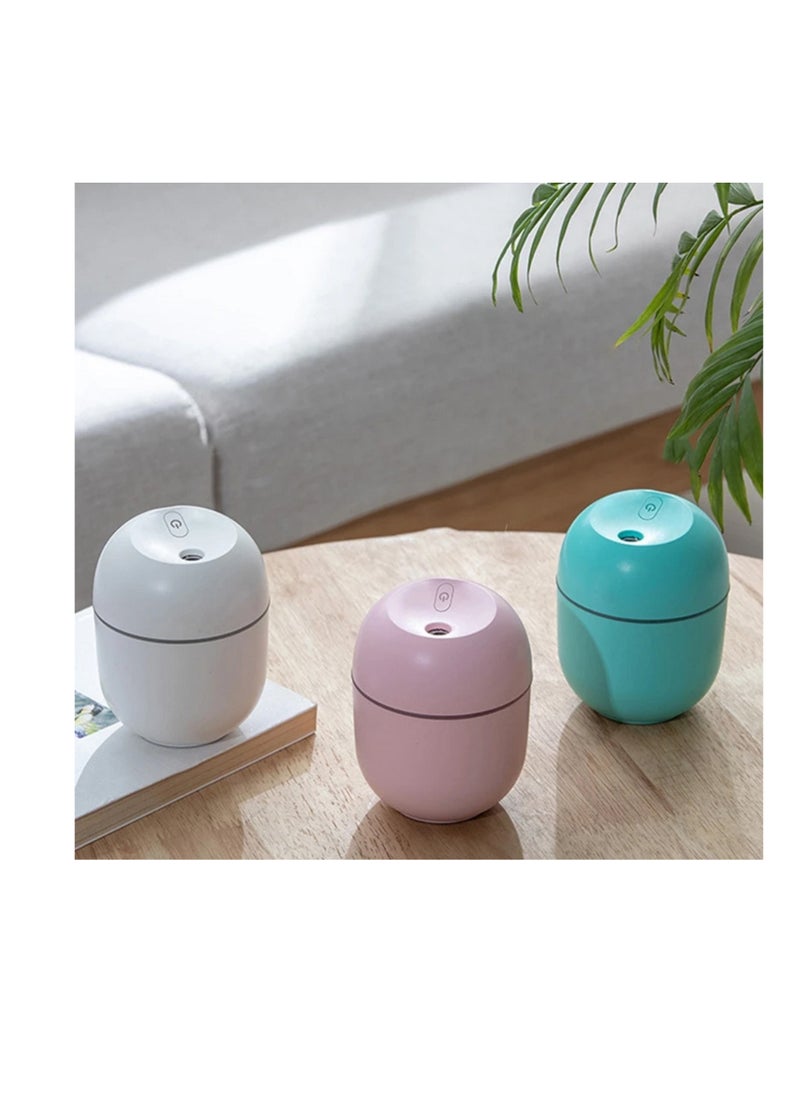 Generic - Humidifier and air freshener essential oil dispenser for car, home and office USB spray maker white color from Rana store - Image 1
