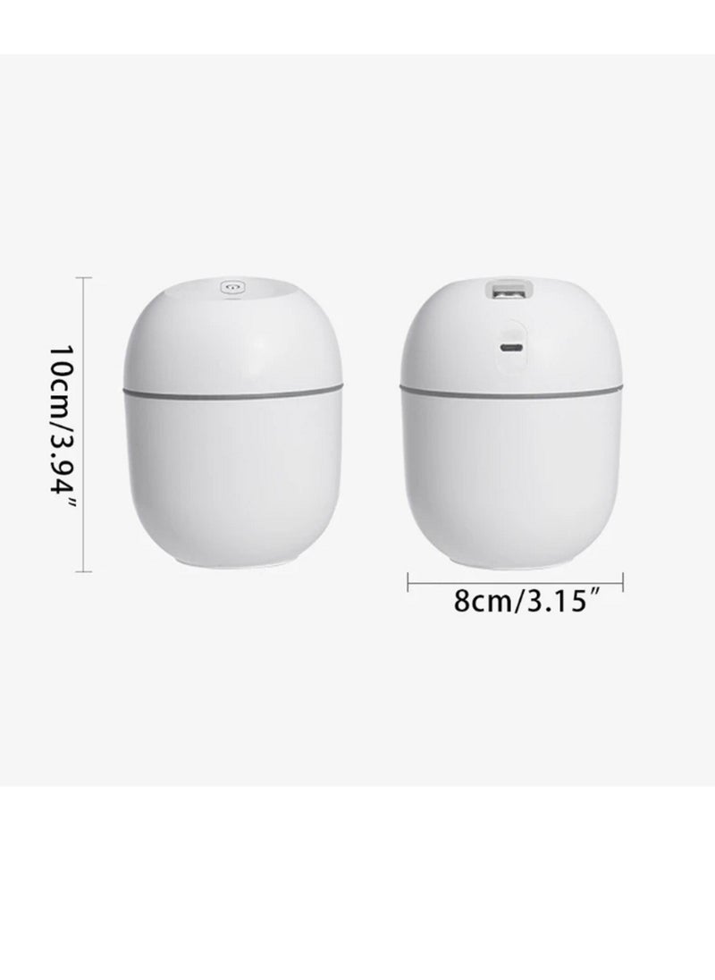 Generic - Humidifier and air freshener essential oil dispenser for car, home and office USB spray maker white color from Rana store - Image 1