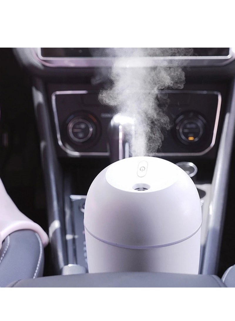 Generic - Humidifier and air freshener essential oil dispenser for car, home and office USB spray maker white color from Rana store - Image 1