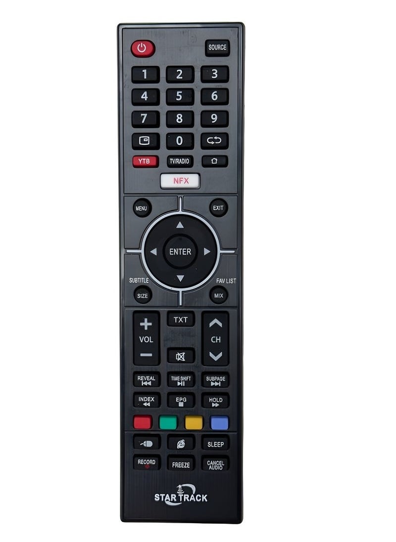 STAR TRACK Replacement Remote Control for Star Track SMART TV | Compatible with YouTube & Netflix Button | Easy-to-Use with Ergonomic Design | Quick Access to Streaming Apps | High-Quality Remote for Star Track TV Models  - Image 3