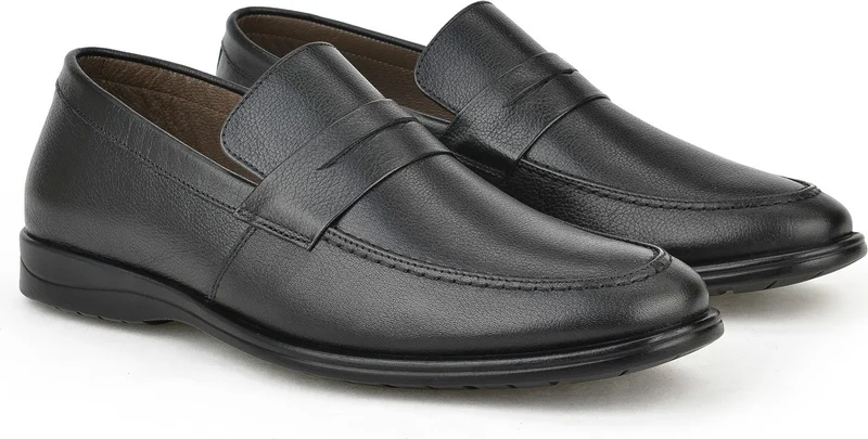 Ziya , Men's Leather Comfort Shoes 141144Z1989 Black