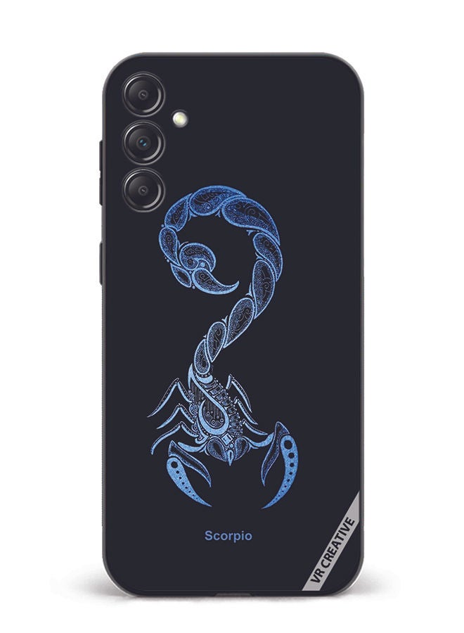 Protective Case Cover For Samsung Galaxy M14 Scorpio Design Multicolour