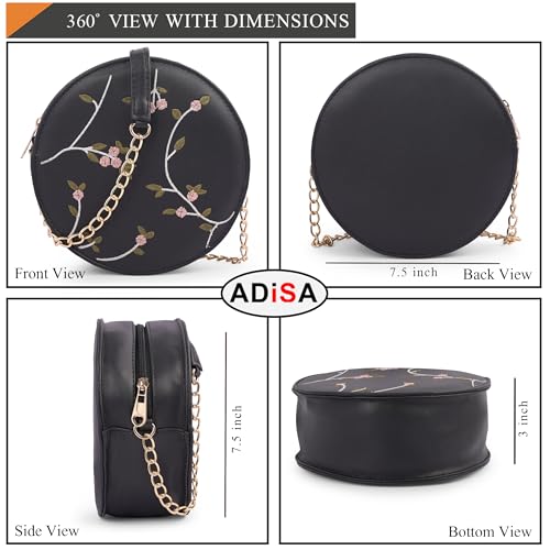 ADISA Women's Sling Bag (Black) - Image 2