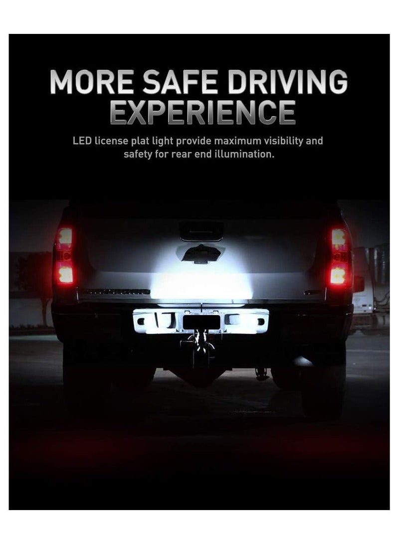 MUNTAQI License Plate Light, Tag Lamp Assembly Replacement For Ford F-150 F-250 F-350 F-450 F-550 Superduty Ranger Pickup Truck Explorer Bronco Excursion Expedition, 2Pcs - Image 5