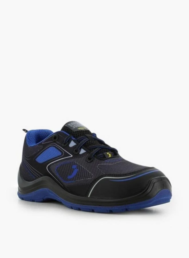 SJ Men Low Safety Lace-Up Sneakers