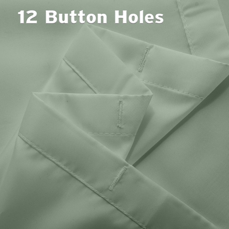 Titanker Waterproof Shower Curtain Liner Fabric, Sage Green Shower Curtain Liner with Magnets, Cloth Shower Liner Soft, Lightweight, Machine Washable, 70 x 72 Inches - Image 5