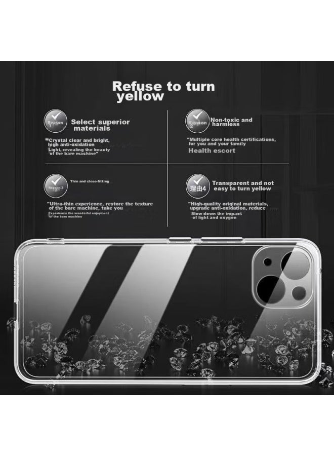 kelleia Kalai'ao Iphone 14 Pro Case, Simple Transparent Shockproof Ultra-thin Anti-drop Wear-resistant Dustproof Full Coverage Lens Protection Anti-fingerprint Soft Shell, Transparent - Image 4
