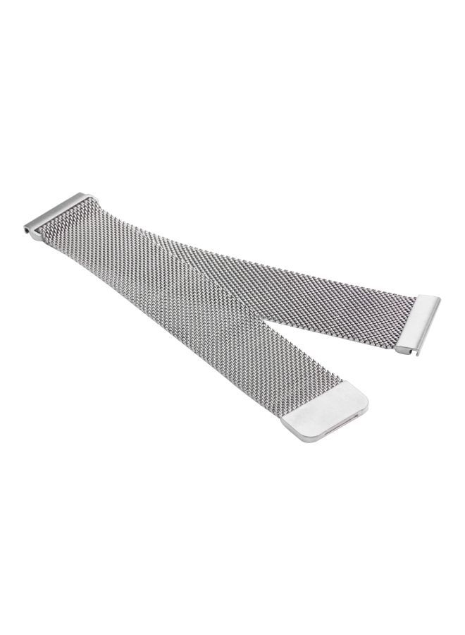 NIBEMINENT Replacement Band For Fitbit Blaze Watch Silver - Image 2