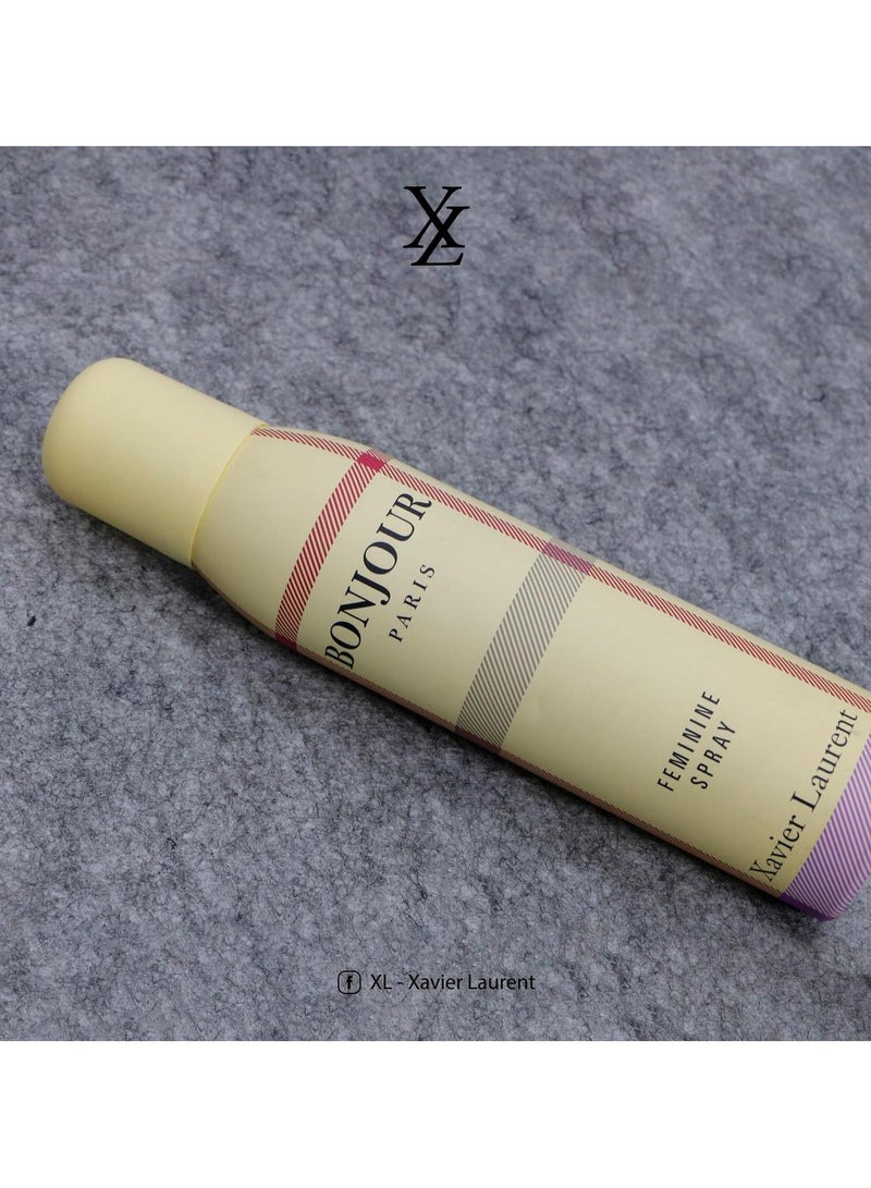 كزافييه لوران اكس ال  اسبراي مزيل عرق بونجور باريس النسائي - 150 مل - Image 2