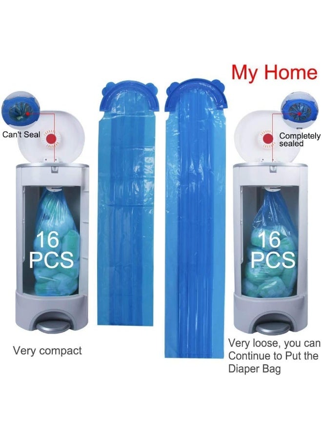 HeTaiDa Diaper Pail Refill Bags, 1088 Counts, 34 Bags, Fully Compatible with Arm&Hammer Disposal System - Image 4