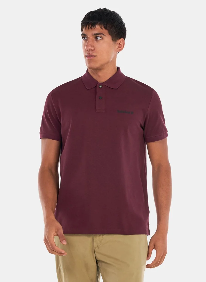 Timberland Men's Small Logo Polo Shirt