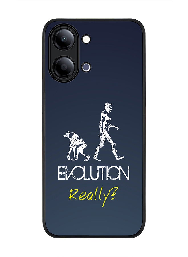 Stylizedd For vivo Y21 / Y11 Case,Slim fit Camera Protection, Shockproof Thin Phone cover  - Evolution, Really (Grey) - Image 1