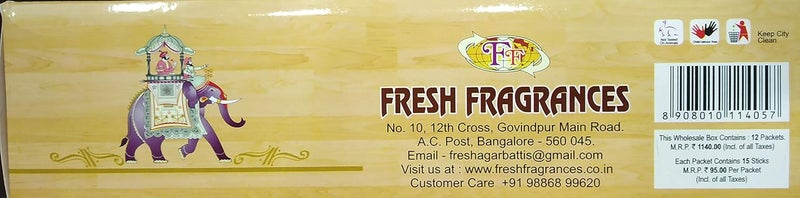 Fresh Sandal Fresh Sandal Incense Sticks Pack of 12 - Image 2