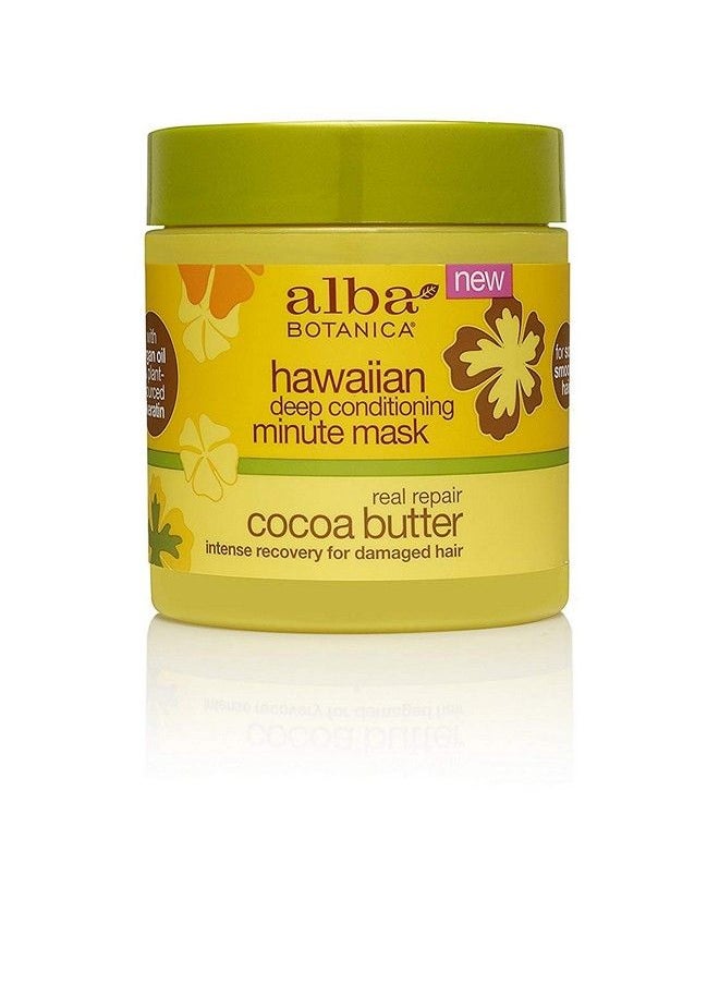 Alba Botanica Hawaiian Cocoa Butter Deep Conditioning Minute Mask 5.5 Ounce  - Image 2