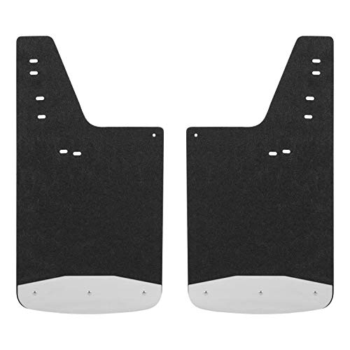 LUVERNE 251123 Front or Rear 12Inch x 23Inch Textured Rubber Mud Guards Select Ford F250 F350 F450 F550 Super Duty 2 Flaps - Image 1