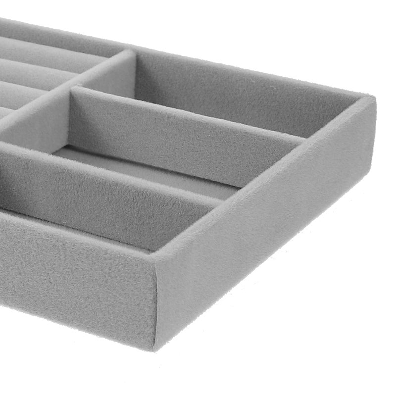 6 Pcs Organizer Tray Stackable Tray Earring Necklace Bracelet Display Holder - Image 5