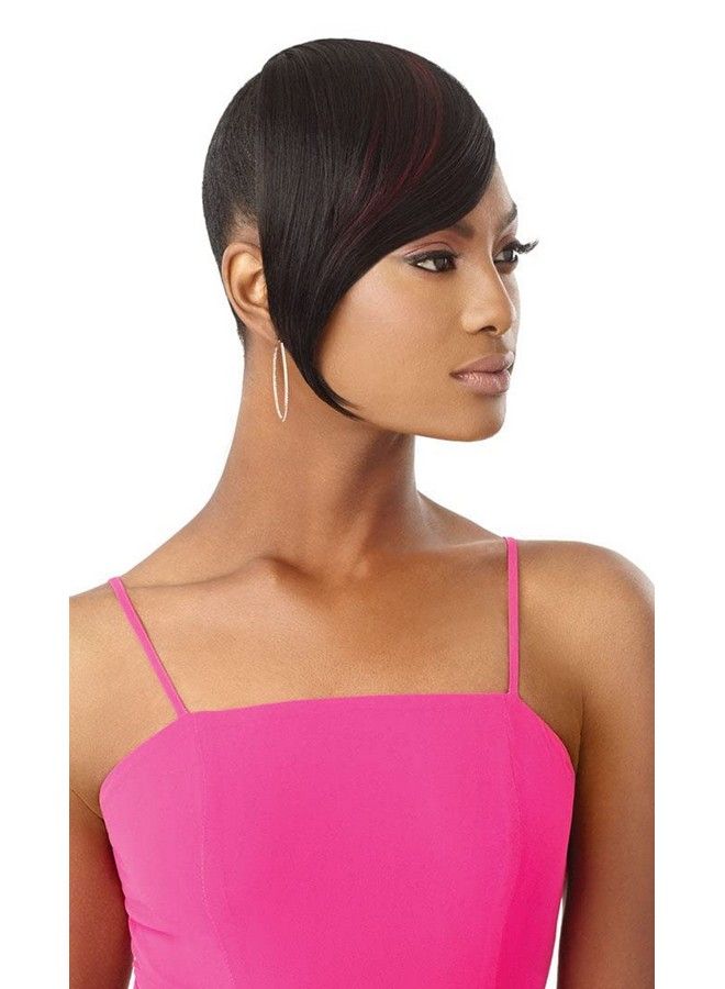Outre Premium Synthetic Pretty Quick Clip On Bang Sleek Swooped Bang (2) - Image 2