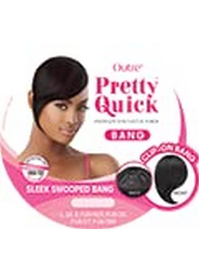 Outre Premium Synthetic Pretty Quick Clip On Bang Sleek Swooped Bang (2) - Image 4