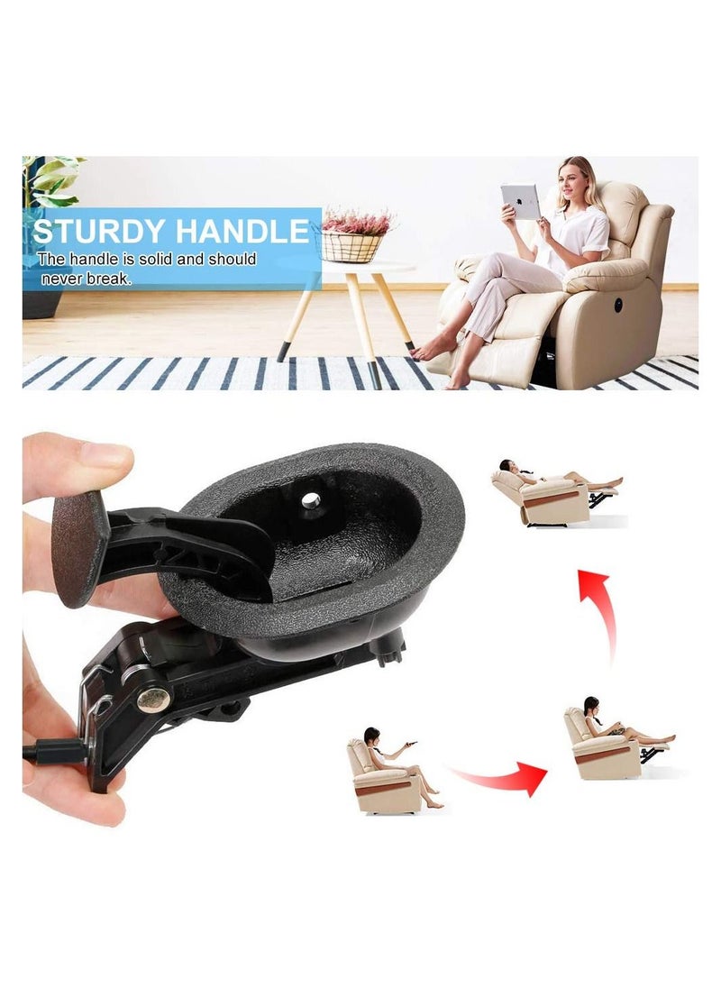 SYOSI - 2PCS Recliner Replacement Parts for Sofa Chair , Lever Handle Recliner Replacementt Universal Lever Handle with Release Cable Lever Handle Recliner Replacement for Ashley, Most Recliner Sofa Brand - Image 1