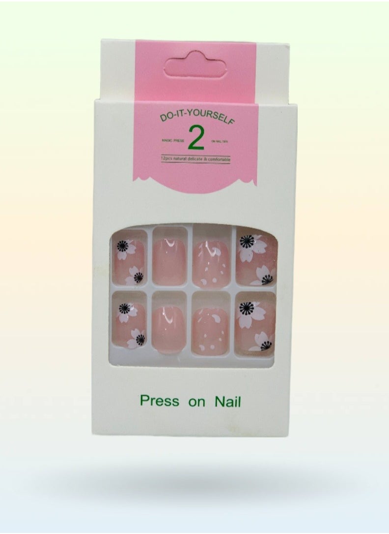 Elegant Artificial Nails - 12 Pieces with Double-Sided Adhesive for a Perfect Look - pzsku/Z1AD93F352FBC6775DC65Z/45/_/1727543658/e3ae5427-4b6f-4a1c-82b2-a784ae3bd708