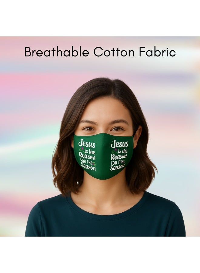 PRINTSHOP4ME Christmas Adult Face Protection Novelty Mask,Washable And Adjustable For Men Women And Youth - Image 3