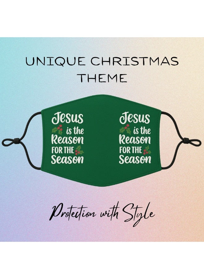 PRINTSHOP4ME Christmas Adult Face Protection Novelty Mask,Washable And Adjustable For Men Women And Youth - Image 4