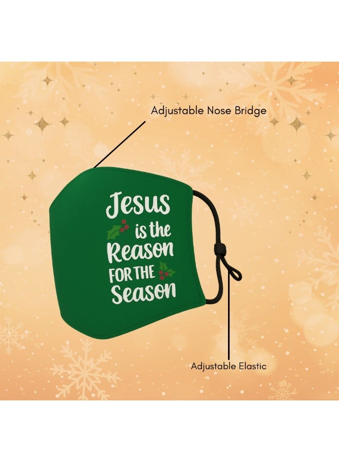 PRINTSHOP4ME Christmas Adult Face Protection Novelty Mask,Washable And Adjustable For Men Women And Youth - Image 2