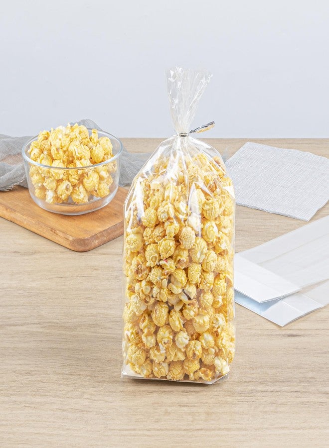 ريستورنت وير أكياس ساندويتشات قابلة للإغلاق الحراري بقاعدة مسطحة من ريستورانت وير - أكياس طعام قابلة للإغلاق الحراري - أكياس ذات قاعدة قابلة للتوسيع مع حشوة ورقية - شفافة - 5 × 3 × 12 بوصة - علبة تحتوي على 100 كيس - باغ تيك - Image 3