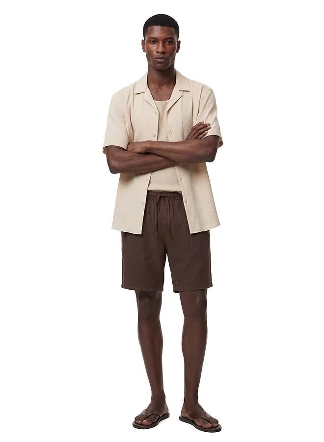 Koton Drawstring Muslin Shorts