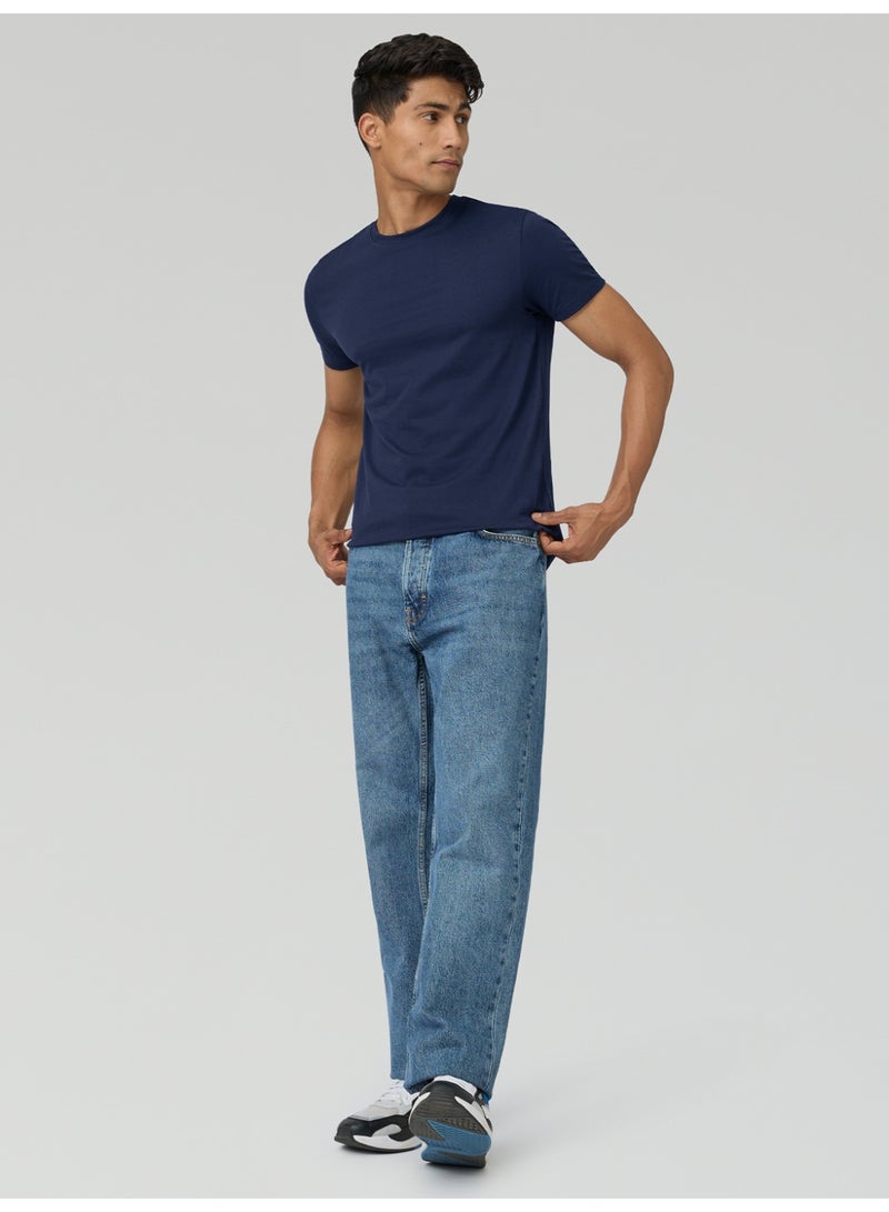 اكس واي اكس اكس تي شيرت رجالي من القطن بقصّة عادية ورقبة دائرية من XYXX - Image 4