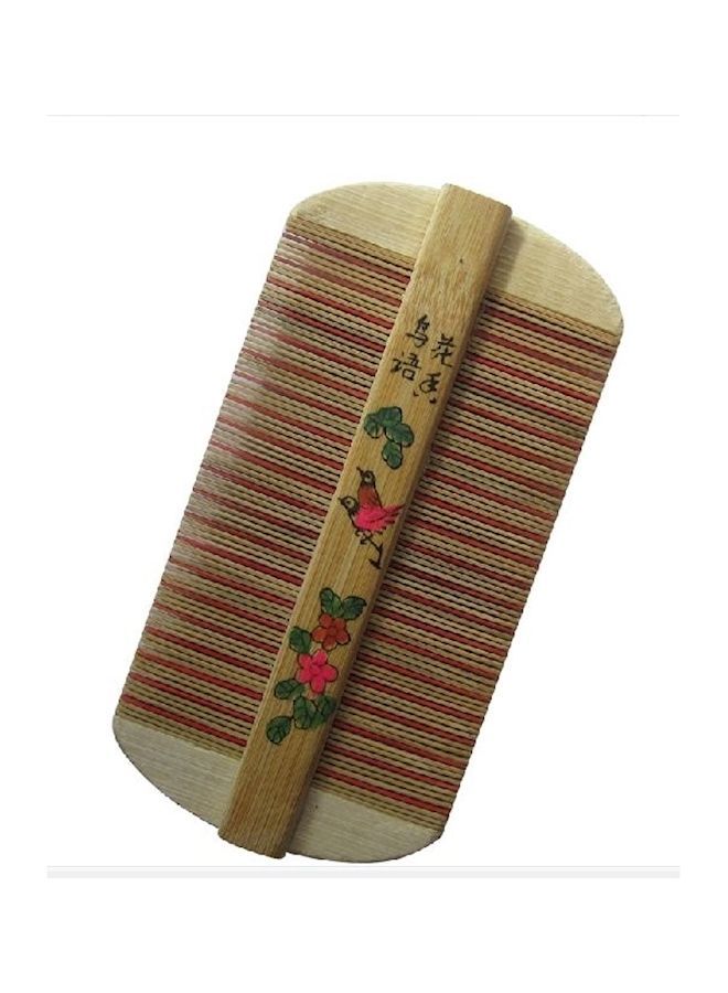 مشط خشبي بني