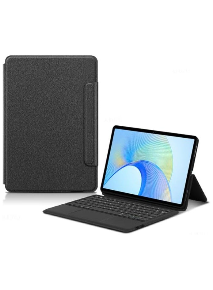 Keyboard Compatible with Honor Pad X9 11.5 inch 2023 Touch Shaft Bluetooth Leather Case - Image 1