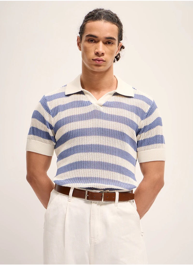 THE BEAR HOUSE Men’s Polo T-Shirt – Soft, Breathable Cotton, Classic Fit for All-Day Comfort, Stylish Casual Shirt for Summer, Everyday Wear & Outdoor Activities  - Image 1