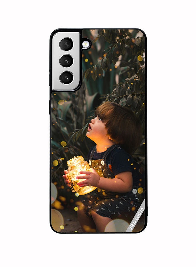 VR CREATIVE Protective Case Cover For Samsung Galaxy S22 Plus 5G Baby With Firefly Design Multicolour - Image 1