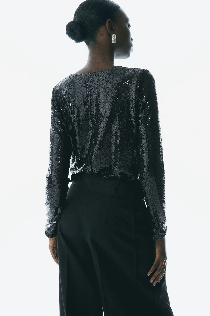 اتش اند ام Sequined Body