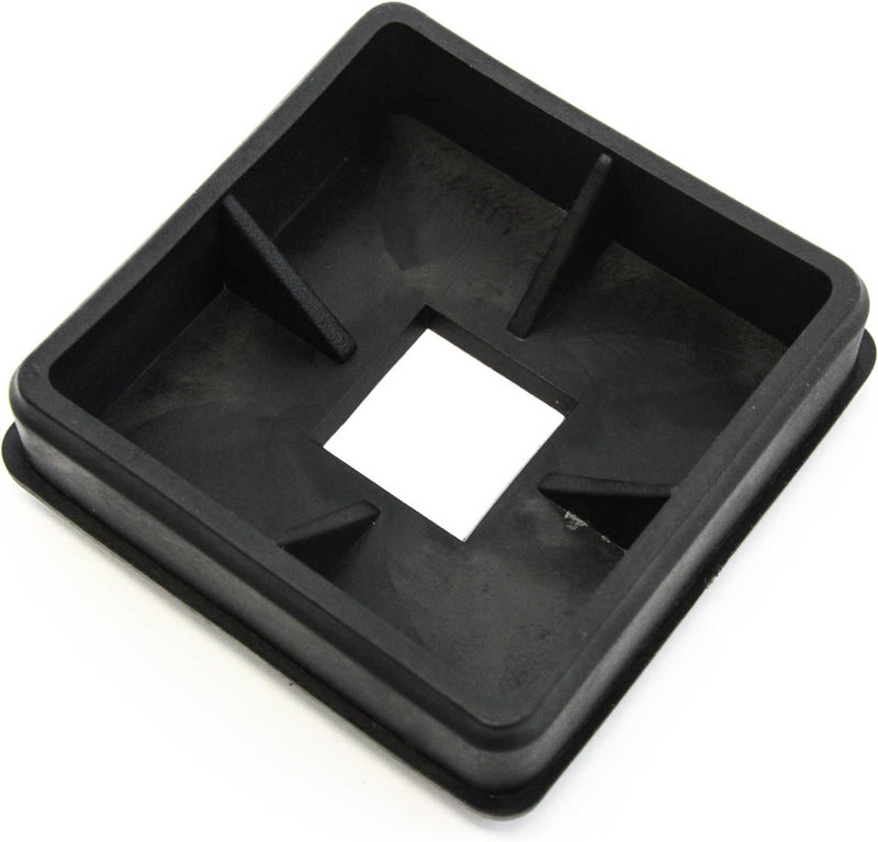 Red Hound Auto 2 Bumper Plug End Caps Square 4 Inches Vented Cover RV Camper Trailer Pair Set - Image 5