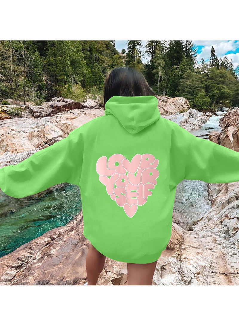 KUYING 2024 Women's Velvet Printed Hoodie