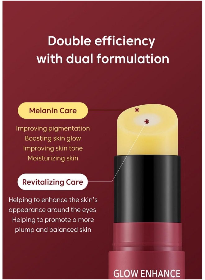 THANKYOU FARMER - Glow Enhance Dual Serum Stick Balm Korean Eye Cream For Face Crows Feet Eye Treatment Fine Lines Lifting 0.35Oz - Image 1