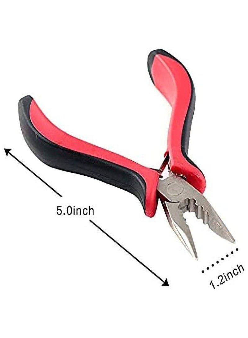 Estelle Hair Extension's Plier Professional Linkies Micro Ring Beads Tool Kits for Hair Extension Removal - Image 4
