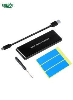 BURAQ USB3.2 To M.2 NVME Hard Disk Box NGFF PCIE Protocol To TYPE-C, Color: White  - Image 5