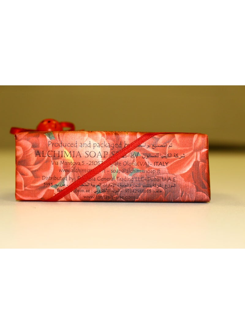 Alchimia Vegetal Soap Rose 200G | Indulge in a touch of elegance |Soft Floral Fragrance | Maintain skin softness and freshness - Image 3