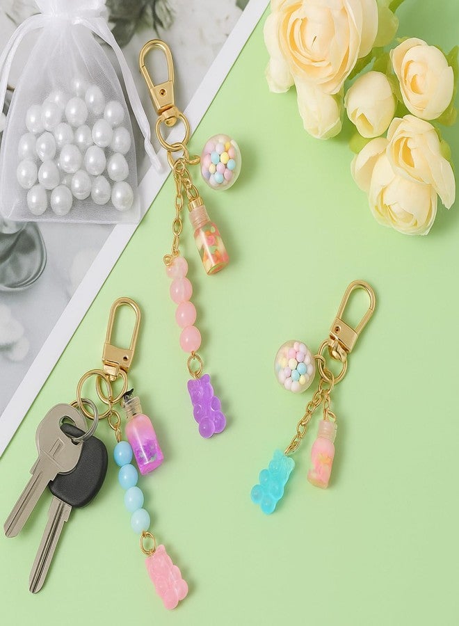 Flavizo 2 Pcs Bear Key Chain for Girls, Cute Keychains Aesthetic Set, Cartoon KeyChain for Bag, Stylish Key Chains for Women, Durable Key Chain for Home and Travel - Image 5