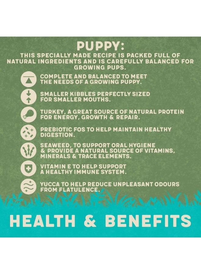 Harringtons Complete Turkey & Rice Dry Puppy Food 1.7 KG - Image 3